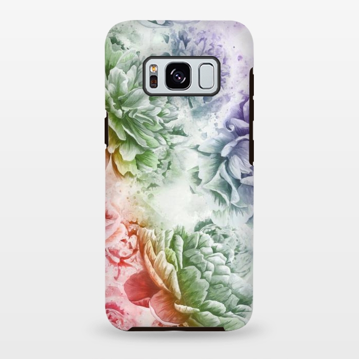 Galaxy S8 plus StrongFit Soft Flowers by Creativeaxle