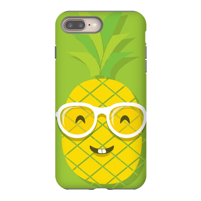 iPhone 7 plus StrongFit Summer Fun - Smiling Pineapple by DaDo ART