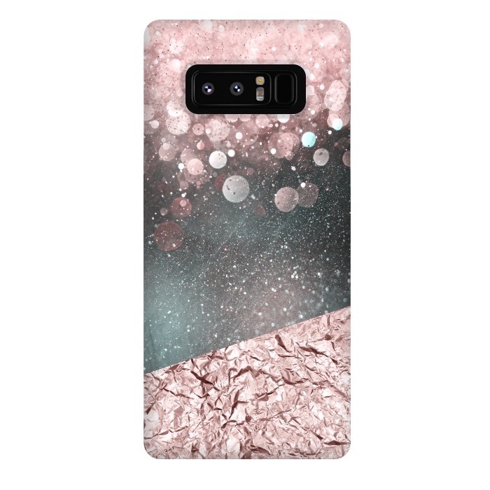 Galaxy Note 8 StrongFit Rosegold Sparkle 2 by Andrea Haase