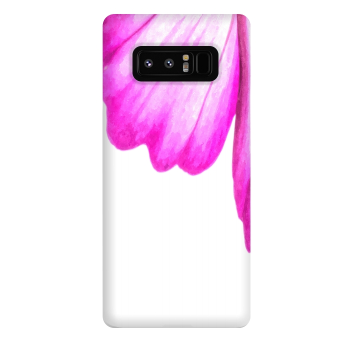 Galaxy Note 8 StrongFit Pink Flower Abstract by Alemi