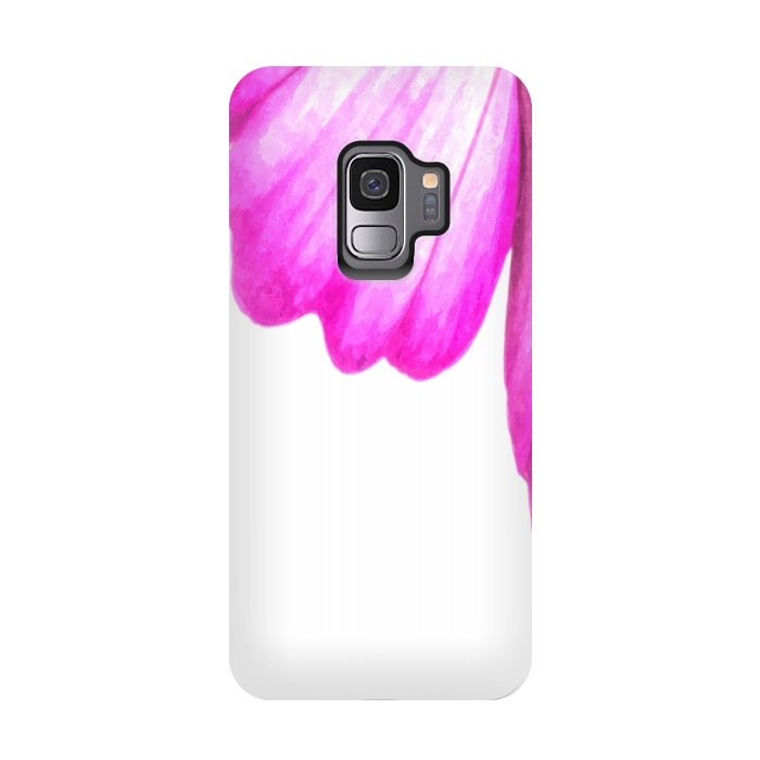 Galaxy S9 StrongFit Pink Flower Abstract by Alemi