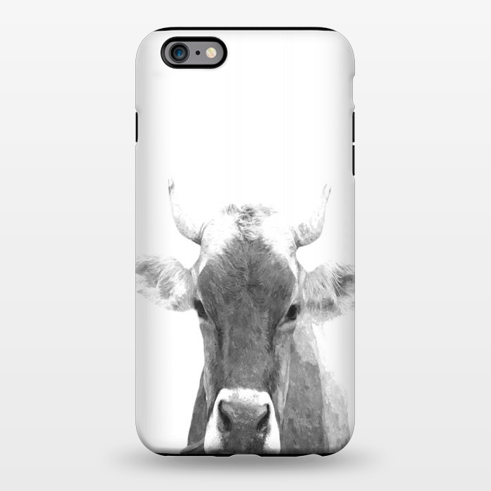 iPhone 6/6s plus StrongFit Black and White Cow by Alemi