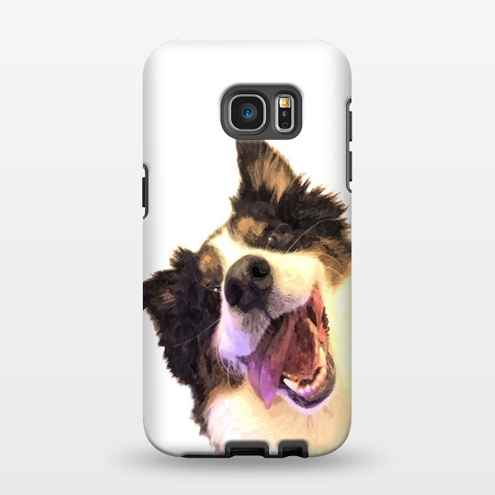 Galaxy S7 EDGE StrongFit Happy Dog by Alemi