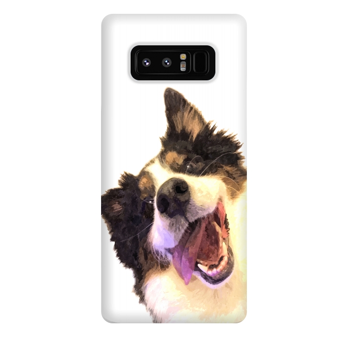 Galaxy Note 8 StrongFit Happy Dog by Alemi