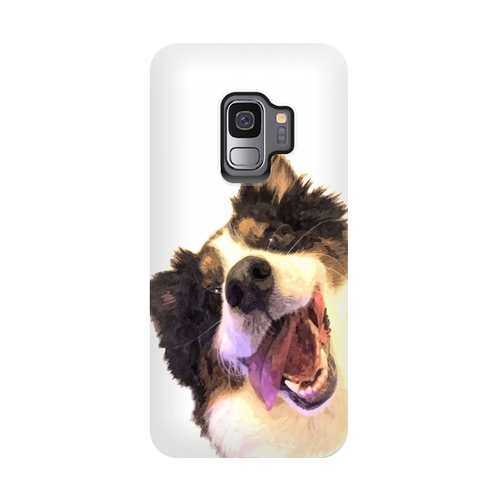 Galaxy S9 StrongFit Happy Dog by Alemi
