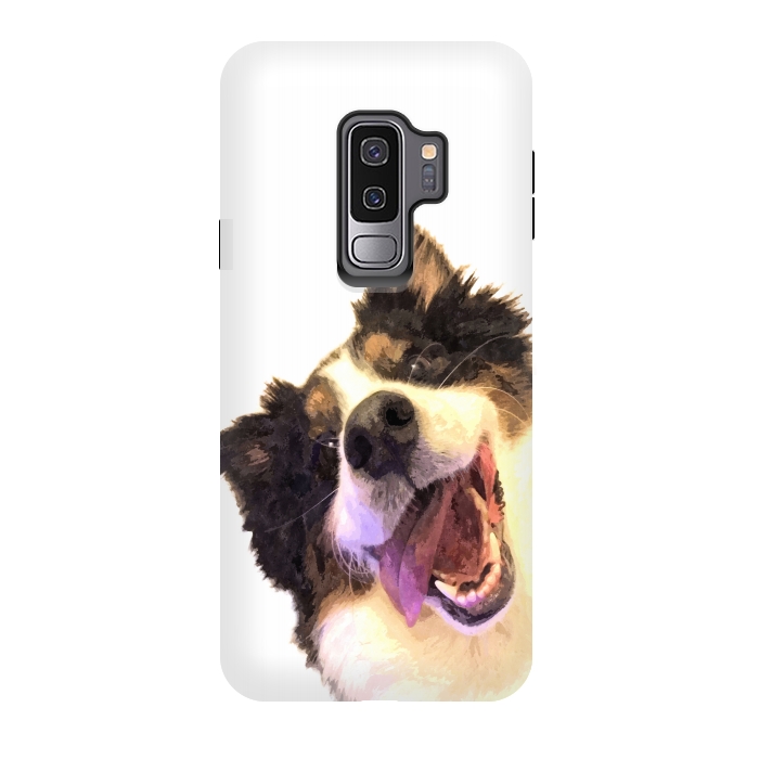 Galaxy S9 plus StrongFit Happy Dog by Alemi