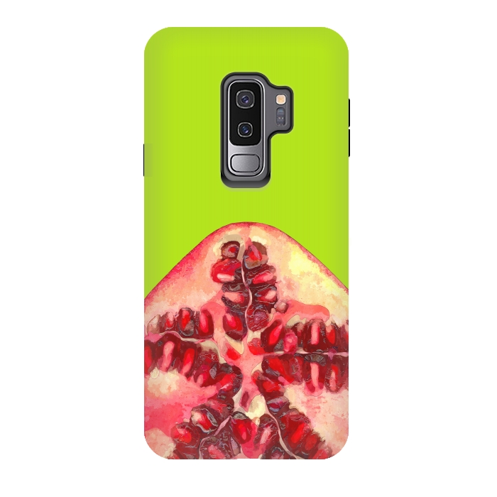 Galaxy S9 plus StrongFit Pomegranate Tropical Fruit by Alemi