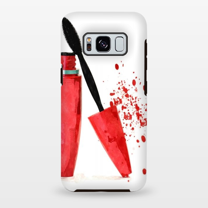 Galaxy S8 plus StrongFit Red Mascara by Alemi