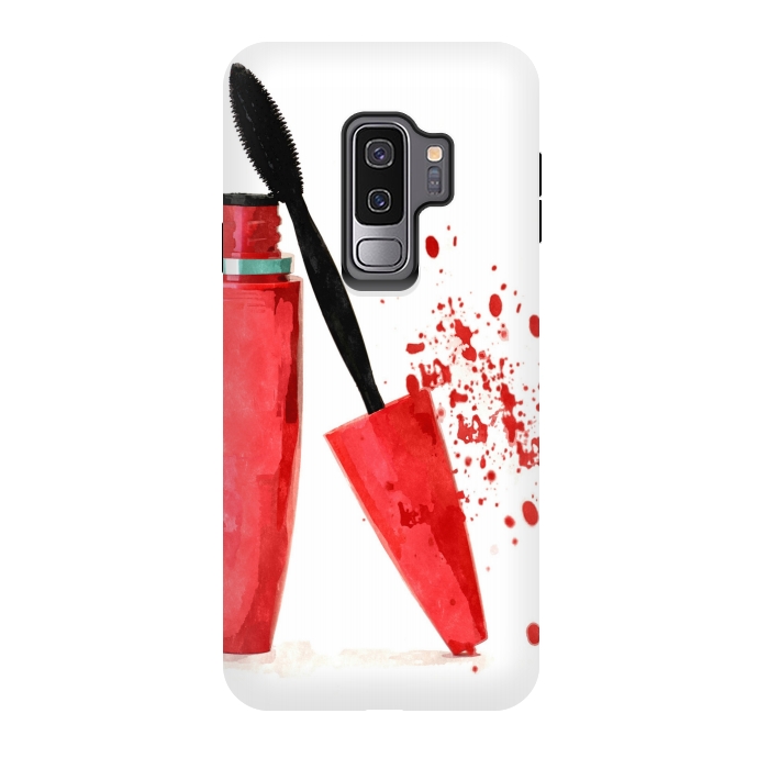 Galaxy S9 plus StrongFit Red Mascara by Alemi
