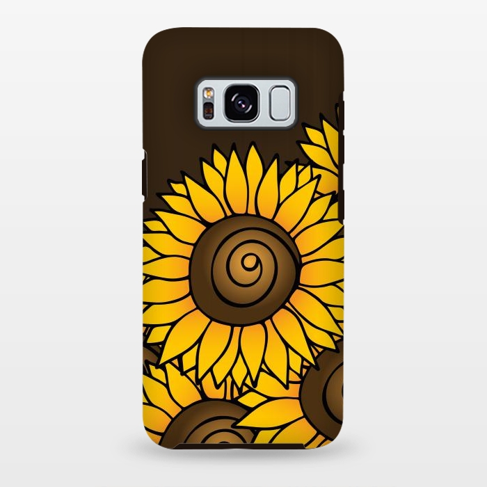 Galaxy S8 plus StrongFit Sunflower by Majoih