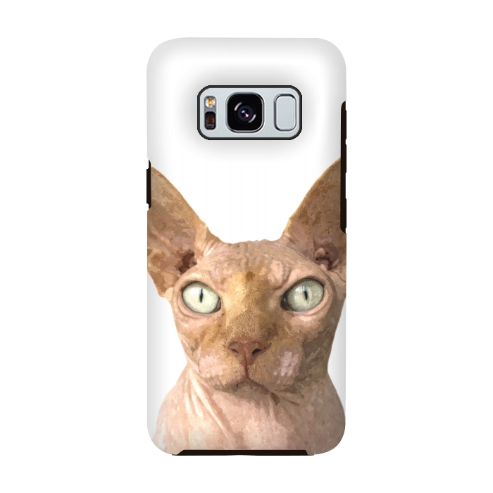 Galaxy S8 StrongFit Sphynx Cat Portrait by Alemi