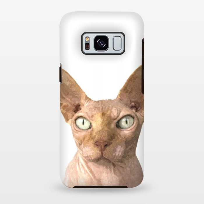 Galaxy S8 plus StrongFit Sphynx Cat Portrait by Alemi