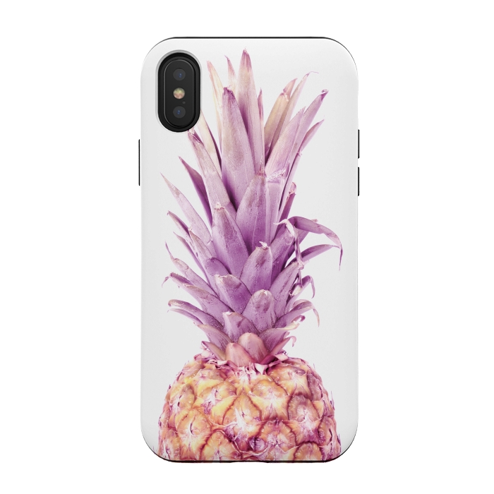 iPhone Xs / X StrongFit Violet Pineapple by Alemi