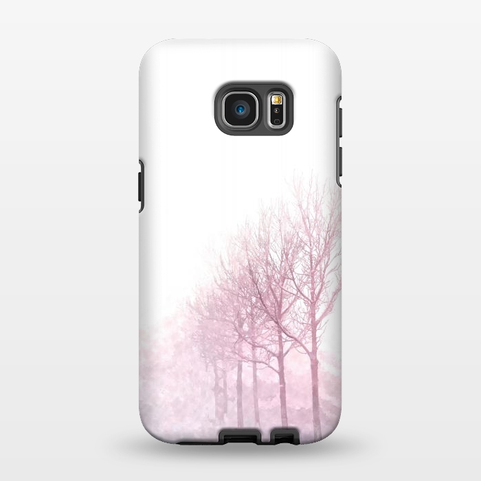Galaxy S7 EDGE StrongFit Pink Trees by Alemi