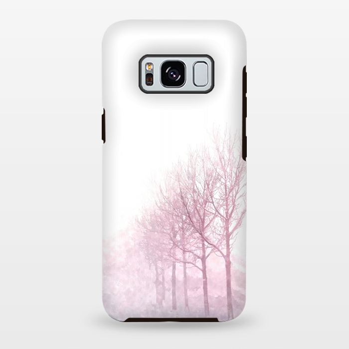 Galaxy S8 plus StrongFit Pink Trees by Alemi