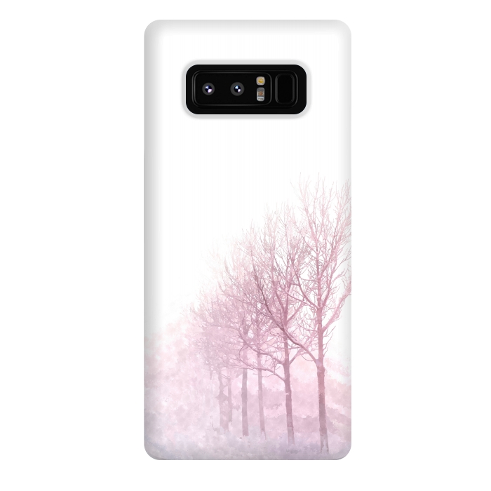 Galaxy Note 8 StrongFit Pink Trees by Alemi