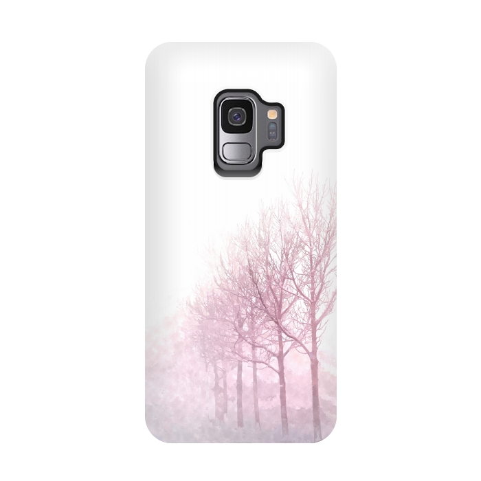 Galaxy S9 StrongFit Pink Trees by Alemi