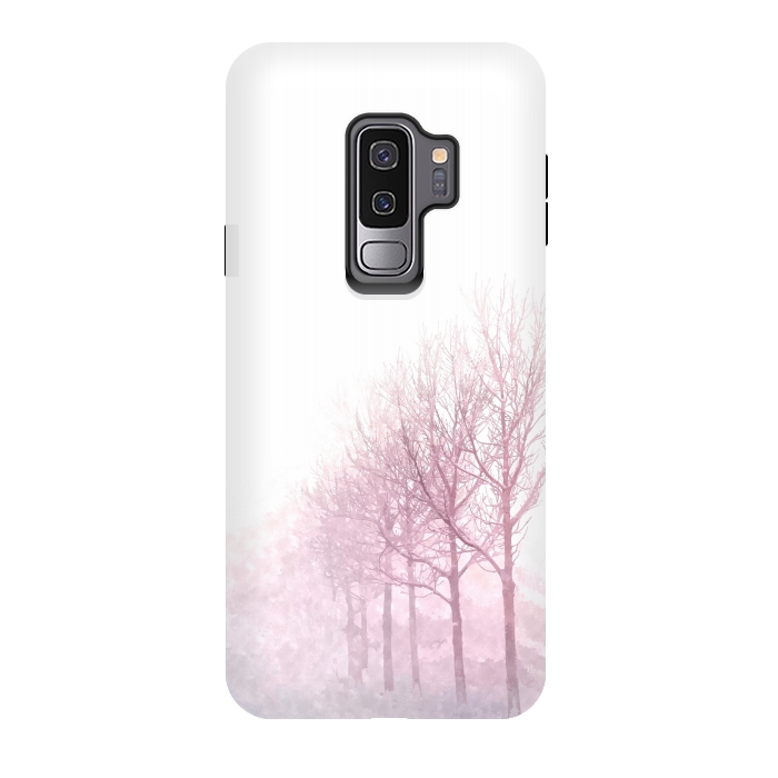 Galaxy S9 plus StrongFit Pink Trees by Alemi
