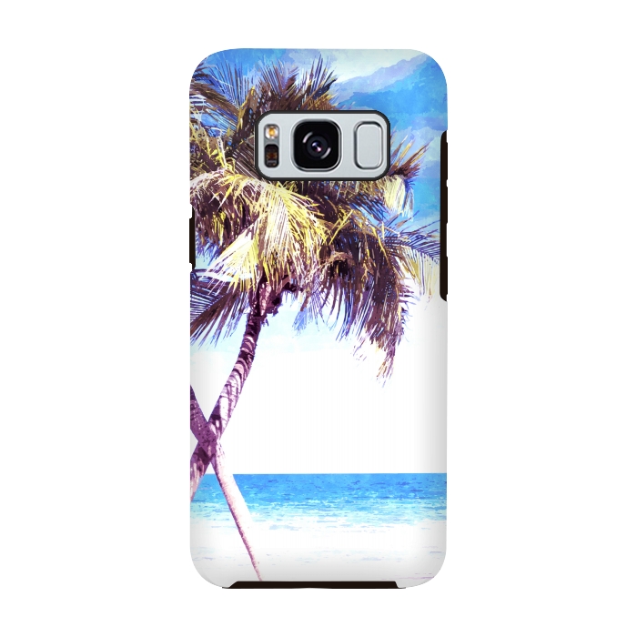 Galaxy S8 StrongFit Palm Trees Beach by Alemi