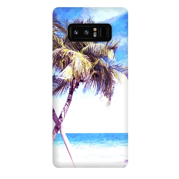 Galaxy Note 8 StrongFit Palm Trees Beach by Alemi