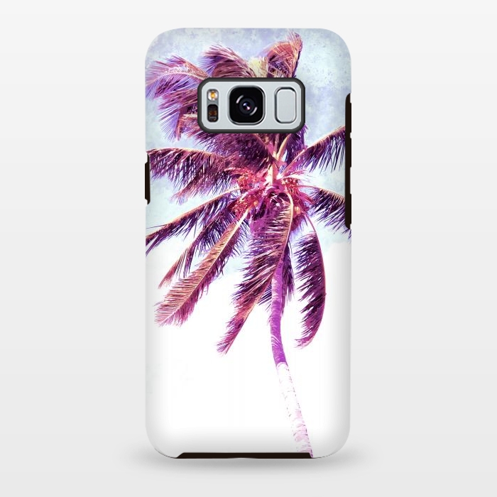 Galaxy S8 plus StrongFit Palm Tree Tropical Illustration by Alemi