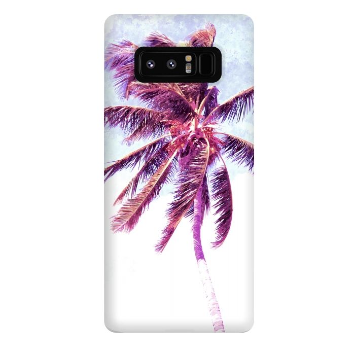Galaxy Note 8 StrongFit Palm Tree Tropical Illustration by Alemi
