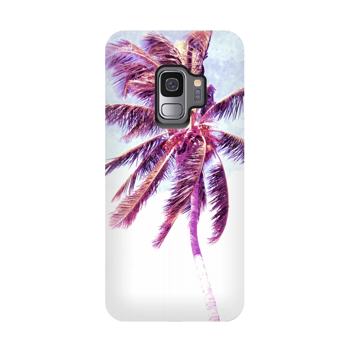Galaxy S9 StrongFit Palm Tree Tropical Illustration by Alemi