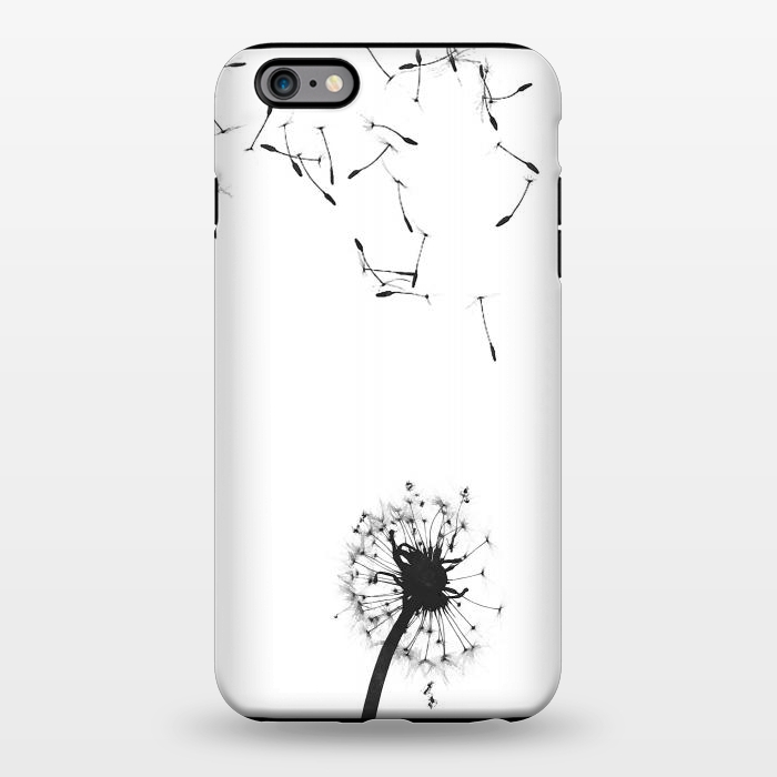 iPhone 6/6s plus StrongFit Black and White Dandelion #2 by Alemi