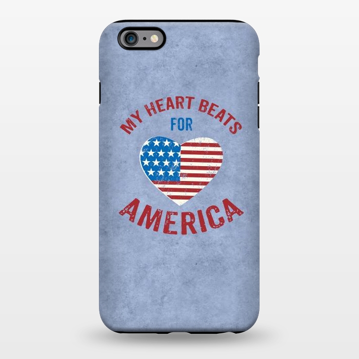 iPhone 6/6s plus StrongFit My Heart For America  by Andrea Haase