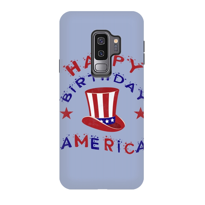 Galaxy S9 plus StrongFit Happy Birthday America 4th July by Andrea Haase