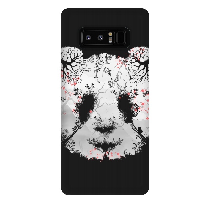 Galaxy Note 8 StrongFit Dark Forest Panda by Sitchko