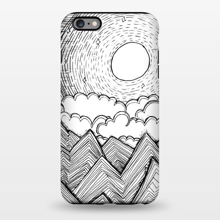 iPhone 6/6s plus StrongFit Mountains and Clouds by Laura K Maxwell