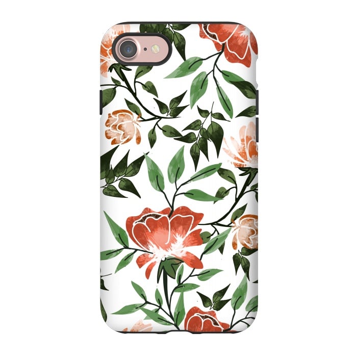 iPhone 7 StrongFit Floral Feels by Uma Prabhakar Gokhale