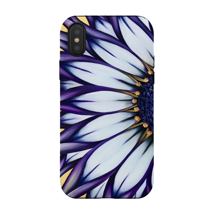 iPhone Xs / X StrongFit Wild African Daisy by Denise Cassidy Wood