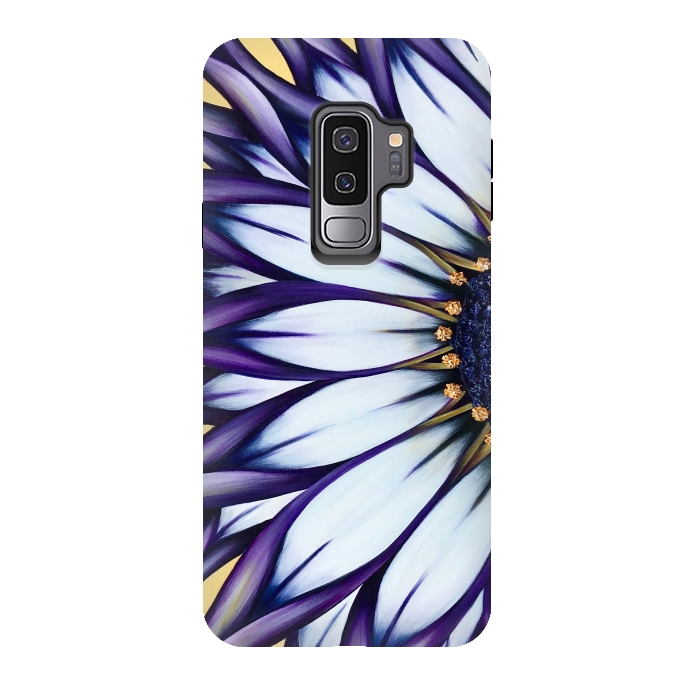 Galaxy S9 plus StrongFit Wild African Daisy by Denise Cassidy Wood