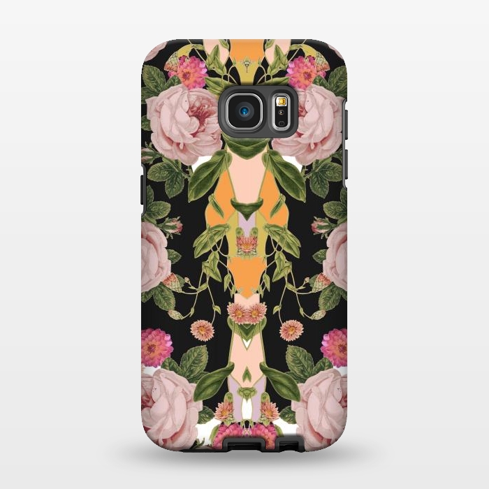 Galaxy S7 EDGE StrongFit Floral Party by Zala Farah