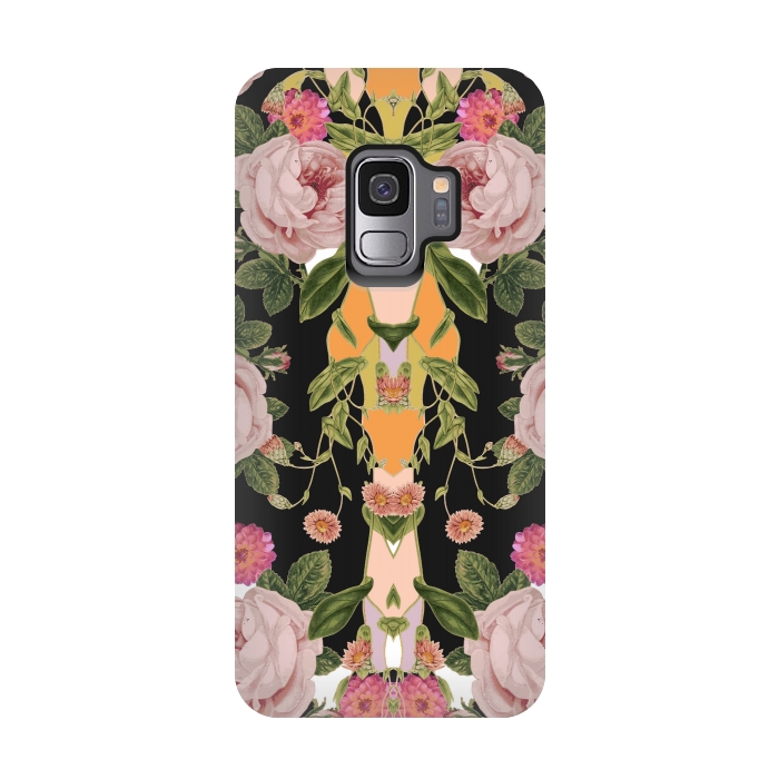 Galaxy S9 StrongFit Floral Party by Zala Farah