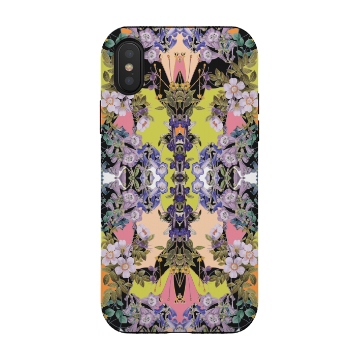 iPhone Xs / X StrongFit Winter Color Bloom by Zala Farah