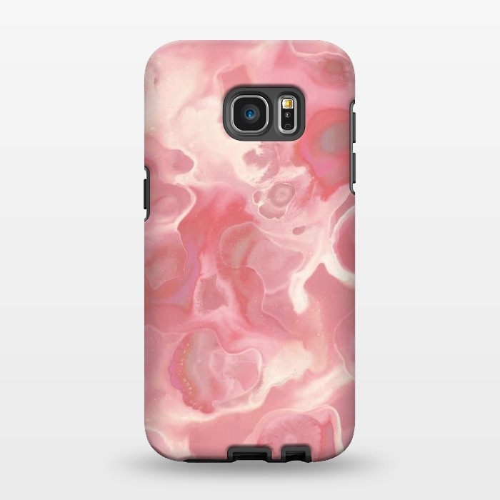 Galaxy S7 EDGE StrongFit Melted Strawberry Cream by Micklyn Le Feuvre