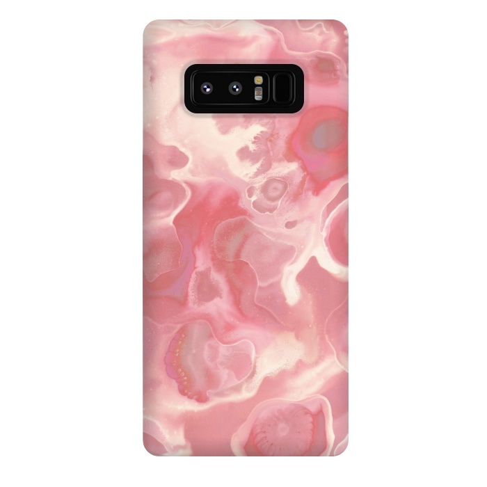 Galaxy Note 8 StrongFit Melted Strawberry Cream by Micklyn Le Feuvre