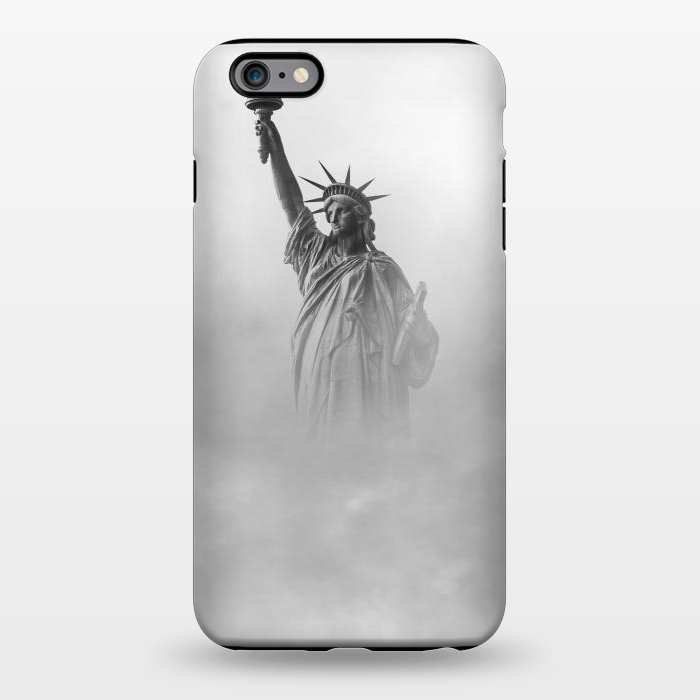 iPhone 6/6s plus StrongFit Statue Of Liberty Black And White by Andrea Haase