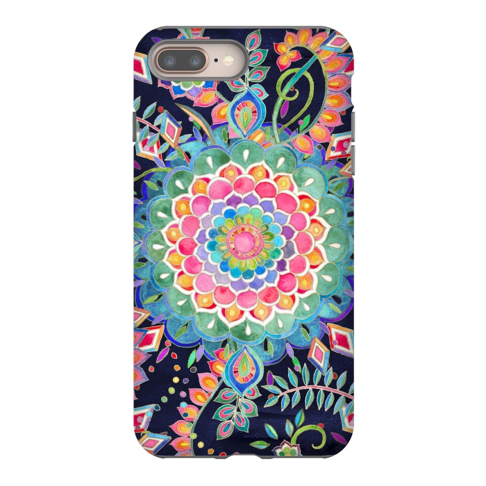 iPhone 7 plus StrongFit Color Celebration Mandala by Micklyn Le Feuvre
