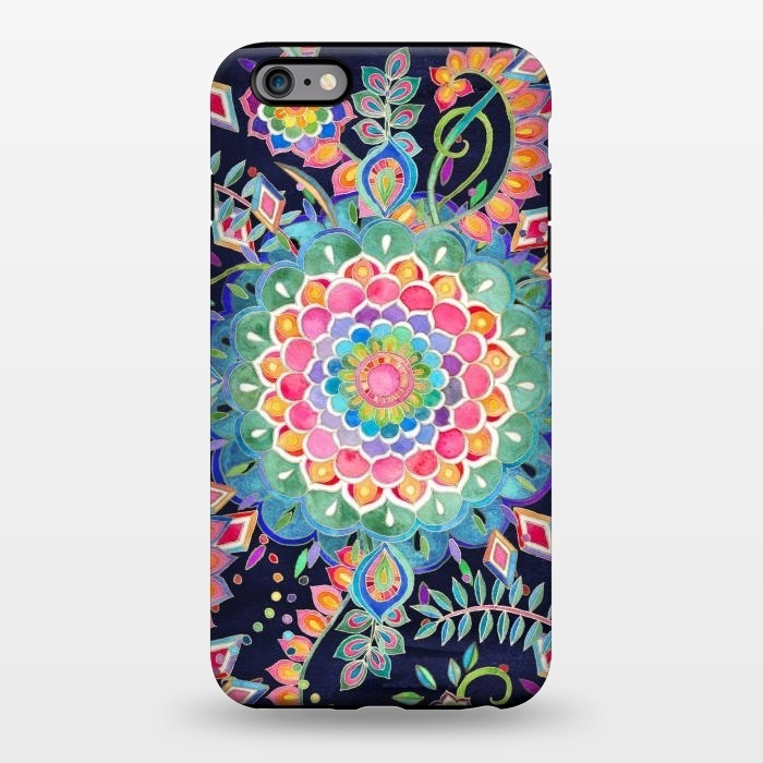 iPhone 6/6s plus StrongFit Color Celebration Mandala by Micklyn Le Feuvre