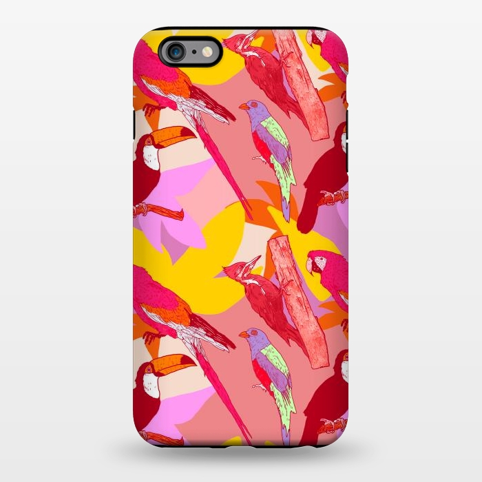iPhone 6/6s plus StrongFit Jungle Birds by Nick Cocozza