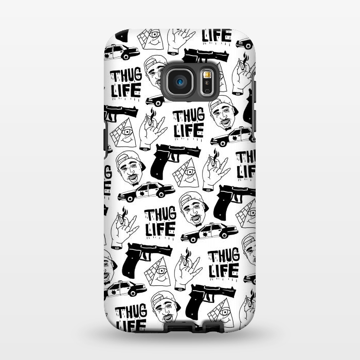 Galaxy S7 EDGE StrongFit Thug Life by Nick Cocozza