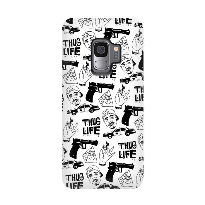 Galaxy S9 StrongFit Thug Life by Nick Cocozza