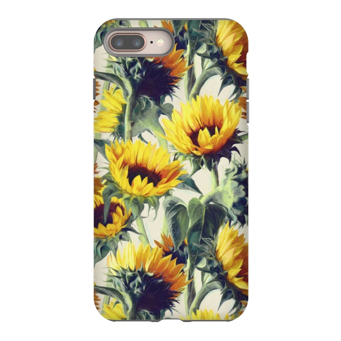 iPhone 7 plus StrongFit Sunflowers Forever by Micklyn Le Feuvre