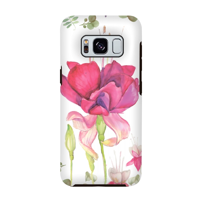 Galaxy S8 StrongFit Reddish Rose by Creativeaxle