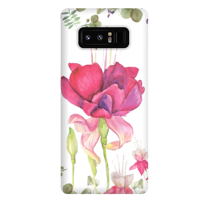 Galaxy Note 8 StrongFit Reddish Rose by Creativeaxle