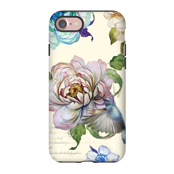 iPhone 7 StrongFit Vintage Rose by Creativeaxle
